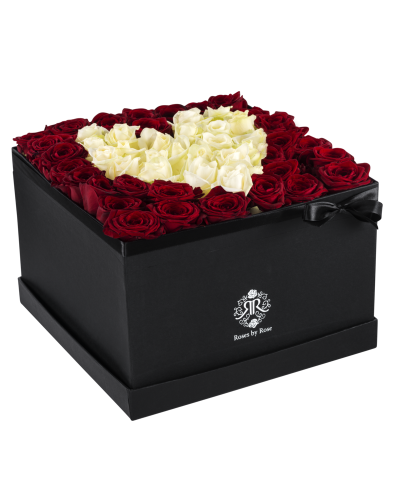 Heart Box - Fresh Roses