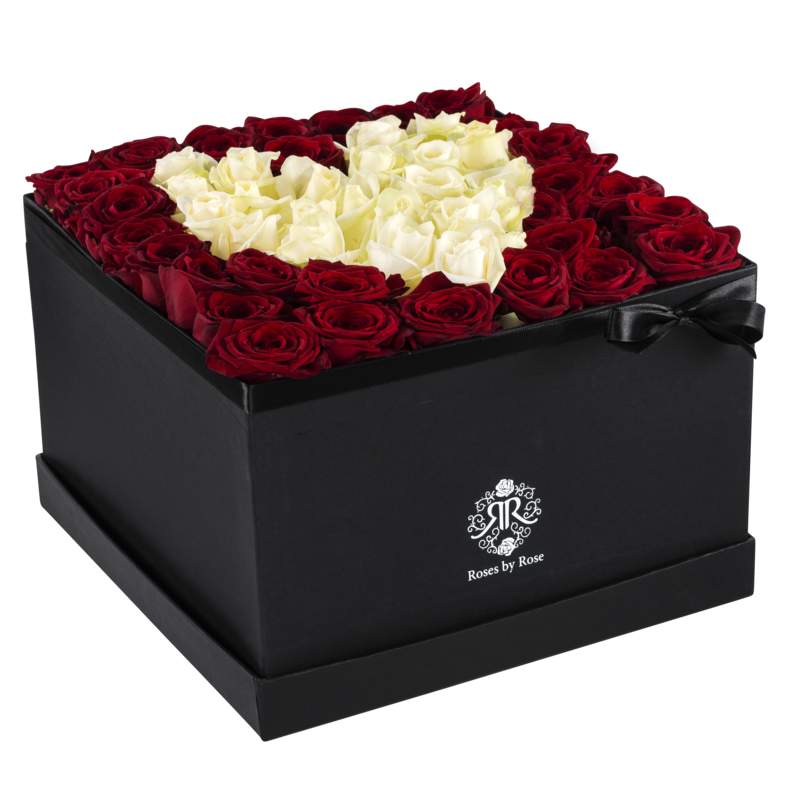 Heart Box - Fresh Roses