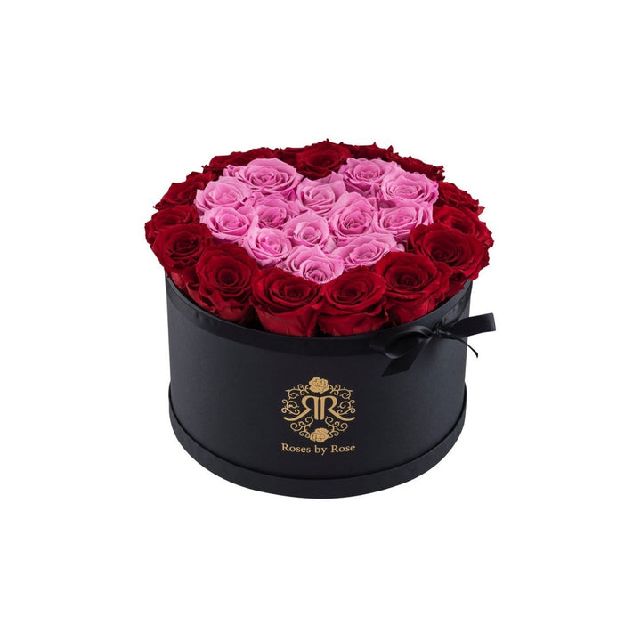 Hartvormige Longlife Rozenbox Pink Heart
