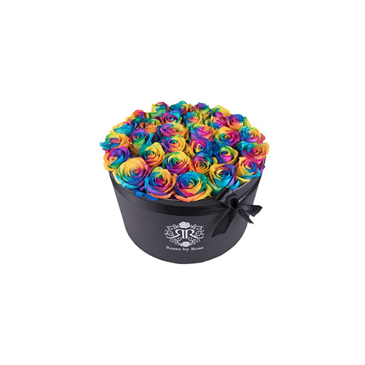 Verse Rozenbox Regenboog