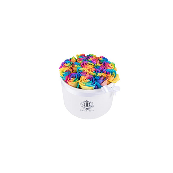 Verse Rozenbox Regenboog
